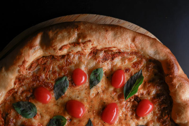 Classic Margherita Pizza with fresh basil and mozzarella